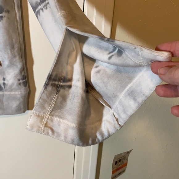 NWT Ideology Grey Tie Dye Zippered Front Hoodie Jacket, S - Picture 5 of 8